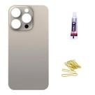 Tampa Traseira De Vidro Para iPhone 15 Pro Mx Titânio Cola 3ml
