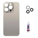 Tampa Traseira De Vidro Para iPhone 15 Pro Mx Titânio Cola 3ml Lente