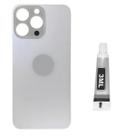 Tampa Traseira De Vidro Para iPhone 16 Pro Branca + Cola 3ml Tampa Traseira De Vidro Para iPhone 16 Pro Branca + Cola 3ml