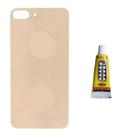 Tampa Traseira Para ip 8 Plus Dourado Cola 3ml