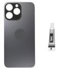 Tampa Traseira Para iPhone 16 Pro Preto + Cola 3ml Tampa Traseira Para iPhone 16 Pro Preto + Cola 3ml
