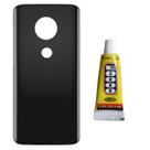 Tampa Traseira Para Moto G7 Preto + Cola 3ml