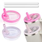 Tampa Tumbler Flip Straw de 1,2 L compatível com Stanley 40 onças