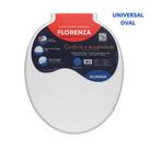 Tampa vaso assento sanitário Branco Padrão Florenza Compatível com todas as marcas