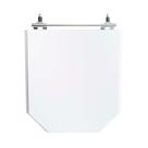 Tampa Vaso Sanitário Madeira Laqueada Atrium Branco para bacia Incepa