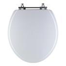 Tampa Vaso Sanitário Poliester Acrilico Oval Convencional Universal Branco para bacia Todas as Marcas