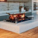 Tampa Vidro Para Cooktop 4 Bocas Fischer Gás Proteção