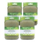 Tampão corporal esfoliante EcoTools Sustainable Vegan 4 unidades