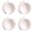 Tampão de extremidade de tubo de PVC YTFSA de PVC branco de 3 polegadas Schedule 40 Tampão de extremidade de tubo de PVC YTFSA de PVC branco de 3 polegadas Schedule 40