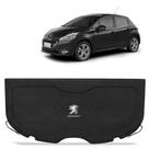 Tampão do Porta Malas Peugeot 208 2013 a 2019 Preto Furo 6x9 Com Cordinhas