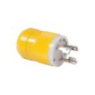 Tampão macho Marinco 305CRPN 30A 125V Amarelo Nylon