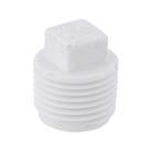 Tampao,Plug PVC Branco Roscável 1/2 PLASTILIT