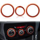 Tampas de anel externo do botão de controle climático AC para Forester/Crosstrek/Impreza