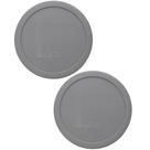 Tampas de armazenamento de alimentos Pyrex 323-PC 1,4 L para tigela de mistura de 1,5 qt Tampas de armazenamento de alimentos Pyrex 323-PC 1,4 L para tigela de mistura de 1,5 qt