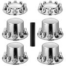 Tampas de cubo de semi-roda Tampa de eixo VEVOR Dome para caminhões