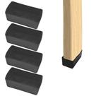 Tampas de Extremidade para Postes de Madeira Aogigigio em PVC Impermeáveis, Kit com 4 Tampas de Extremidade para Postes de Madeira Aogigigio em PVC Impermeáveis, Kit com 4