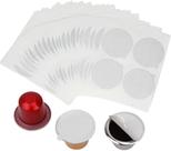 Tampas de folha de alumínio selam 200 unidades para cápsulas Nespresso reutilizáveis