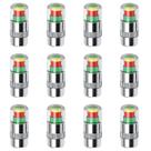 Tampas de haste de válvula para monitor de pressão de pneu LANCESKEY 12 unidades