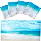 Tampas de luz fluorescente Hortsun Magnetic 4 x 2 pés, pacote com 4 pacotes de praia