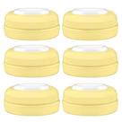 Tampas de mamadeira Maymom Travel Screw Tamps 6 unidades amarelas