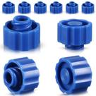 Tampas de ponta de seringa Tenare 300 peças Luer Connector Blue