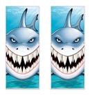 Tampas de porta Beistle Plastic Shark 6' x 30cm Conjunto de 2