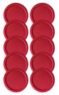 Tampas de reposição MRX Solutions para tigelas Pyrex de 15 cm, pacote com 10