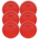 Tampas de reposição para armazenamento de alimentos Pyrex 7201-PC com 4 xícaras (pacote com 6)