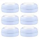 Tampas de rosca, tampas de viagem, garrafa Maymom Avent, 6 unidades, azul