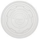Tampas de tigela de papel World Centric Compostable 350 ml, pacote com 100