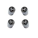 Tampas de Válvula para Pneu Mercedes Benz Q-6-40-8126 Preto