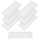 Tampas de ventilação de piso, malha magnética de ventilação de PVC branca, 14 x 30 cm Tampas de ventilação de piso, malha magnética de ventilação de PVC branca, 14 x 30 cm
