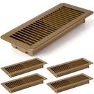 Tampas de ventilação de piso Retisee 4x12 polegadas Metal Heat Vent Brown Tampas de ventilação de piso Retisee 4x12 polegadas Metal Heat Vent Brown