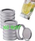 Tampas e anéis para pote Mason boca larga FZCWAHJK, kit com 12 Tampas e anéis para pote Mason boca larga FZCWAHJK, kit com 12