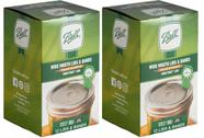 Tampas e faixas de anel para potes de vidro Mason Ball Wide Mouth