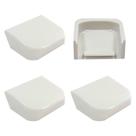 Tampas para dobradiças de assento sanitário FIXECOZ K-1109092-0 brancas, 4 peças