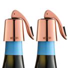 Tampas para garrafas de vinho WOTOR Rosegold reutilizáveis, pacote com 2