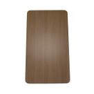 Tampo 1200x700x40 castanho tannat retangular bordas redondas