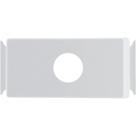 Tampo com 1 Furo 9,5 mm Tramontina Aria Branco