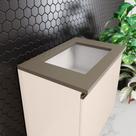 Tampo de Balcão Para Cooktop 100% MDF Aurora Espresso Móveis