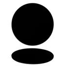 Tampo De Mesa Jantar Madeira Redondo Cor Preto Estilo Medida 80cm Tampo De Mesa Jantar Madeira Redondo Cor Preto Estilo Medida 80cm