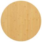 Tampo de mesa vidaXL Bamboo Ø70x4cm Superfície envernizada marrom