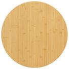 Tampo de mesa VidaXL Bambu redondo 80cm de diâmetro marrom
