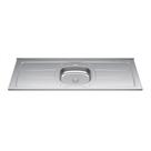 Tampo de Pia Aço Inox 120cm Ghel Plus 31230