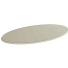 Tampo de Vidro/MDF Oval para Mesa de Jantar até 6 Lugares 180x105cm