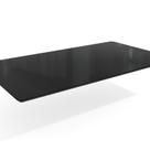 Tampo de Vidro/MDF para Mesa de Jantar até 6 Lugares 160x90cm Preto