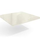 Tampo de Vidro/MDF Quadrado para Mesa de Jantar até 4 Lugares 105x105cm Branco/Off Withe