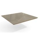 Tampo Mesa Sala de Jantar Madeirado c/ Vidro TA28 Quadrado 105x105cm Freijo/Bronze - Kappesberg Tampo Mesa Sala de Jantar Madeirado c/ Vidro TA28 Quadrado 105x105cm Freijo/Bronze - Kappesberg