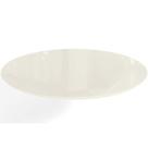 Tampo Mesa Sala de Jantar Madeirado c/Vidro TA43 Redondo 105cm Off White - Kappesberg