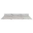 Tampo Para Balcão 120 cm CZ3117 Marmore Branco Tecno Mobili Tampo Para Balcão 120 cm CZ3117 Marmore Branco Tecno Mobili